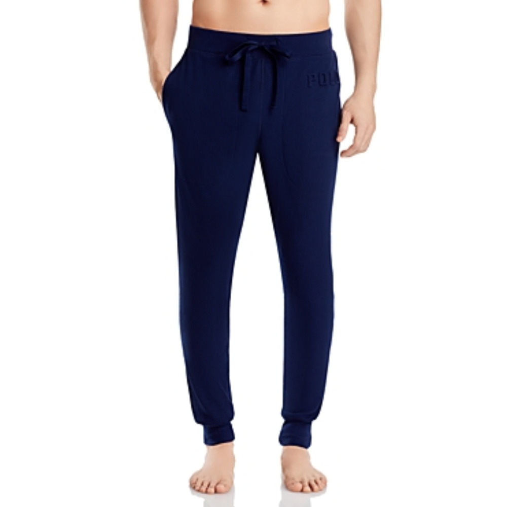 Polo Ralph Lauren Men Waffle Knit Jogger Pants Navy Size S